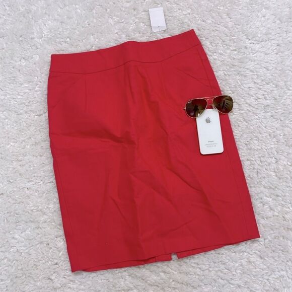 J. Crew The Pencil Skirt 100% Cotton - Picture 1 of 8